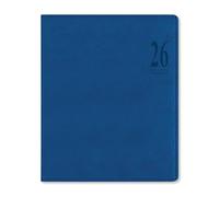 Agenda Annuale Letts "MILANO" Quarto 21x26cm. Settimanale 2026 Multilingua 12 Mesi Gennaio/Dicembre AGF08MI (Blu)