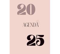 Agenda Anual 2025: Planificador Completo con Vistas Mensual, Semanal y Diaria (8.5x11 Pulgadas).: Diseño para Mujer a Color, Pasta Blanda, Planificador y Diario Completo.