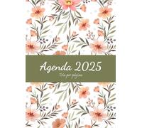 agenda anual diaria 2025: Gran Planificador Diario con Horario, Organizador A4 en Español, día por página, 12 Meses, 390 Páginas.