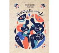 Agenda assistante sociale scolaire: Carnet de bord pour les assistantes sociales de l’Education Nationale, mensuel et semainier, relié