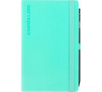 Agenda C0mix Large 2026, 12 mesi, Giornaliera, Con Passante Elastico Porta Matita o Penna, Chiusura Con Elastico e Segnalibro, Matita Inclusa, Cm 13x21h verde acqua + penna a scatto e segnalibro