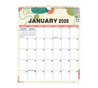 Agenda calendario da parete 2026 con blocchi giornalieri sfoderati e contrassegni della data Agenda 12 mesi da gennaio a dicembre