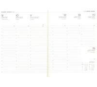 Agenda Cangini Filippi Settimanale Carta Avorio 2026 cm. 17×24