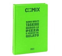 Agenda Comix 2022/2023-16 Mesi - Standard - Verde/Fluo