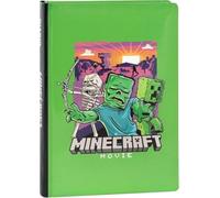 Agenda compatibile con diario Minecraft Movie Verde 2025-2026 F.to Standard 18x14 cm + portachiave fischietto e penna colorata