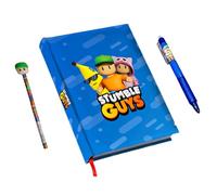 Agenda compatibile con diario scolastico Stumble Guys 2025-2026 Datato f.to standard 15 x 20 cm con matita e penne + omaggio portachiave Stumble Guys