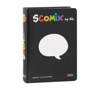 Agenda Compatibile con DIARIO SCOMIX SCOTTECS Comix Scuola 2025-2026 datato Nero + Omaggio portachiave Fischietto e Penna Multicolore