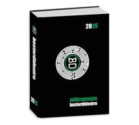 Agenda compatibile con diario scuola Bastardidentro Miticamente nero 2025-2026 f.to pocket 16x11 cm + Omaggio portachiave Fischietto e Penna colorata