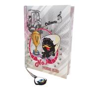 Agenda compatibile con diario scuola Calimero Corse Coppa Numero 1 2025-2026 F.to 16x12 cm con segnapagina calamitato + portachiave pailettes e penna multicolore