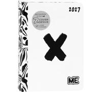 Agenda compatibile con DIARIO SCUOLA Me Evolution Edizione Speciale Asterisco X bianco 2026-2027 datato + omaggio portachiave fischietto e penna colorata