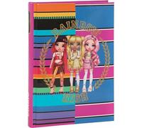 Agenda compatibile con Diario scuola Rainbow High Multicolore F.to Standard 18x13cm 2025/2026 +portachiave con paillettes e penna multicolore