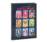 Agenda compatibile con Diario scuola Rainbow High School Spirit Blu F.to Standard 18x13cm 2024/2025 +portachiave con paillettes e penna multicolore