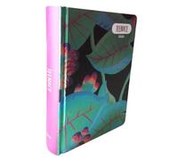Agenda compatibile con DIARIO SCUOLA Teenace con foglie datato 2025-2026 pocket 16x11cm + omaggio portachiave con paillettes e penna multicolore
