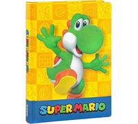 Agenda compatibile con Diario Scuola Yoshi Super Mario F.to standard 18 x 14 cm 2025/2026 + Omaggio portachiave Mario o Luigi e penna multicolore