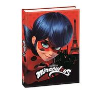 AGENDA COMPATIBILE SCUOLA, PRODOTTO UFFICIALE MIRACULOUS LADYBUG originale rosso 2026/2027 diario scuola F.to standard 18x14cm+ OMAGGIO PENNA colorata + Omaggio penna luminosa led