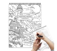 Agenda compatta, organizer per programmi non datati, libro riunioni orientato agli obiettivi, insegnante professionale per studenti, diario portatile per la gestione delle attività quotidiane