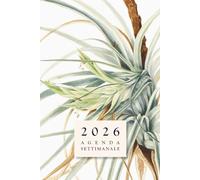 :Agenda Completa Settimanale Giornaliera, 12 Mesi 2026 Gennaio-Dicembre A5: Settimana su Due Pagine Orizzontale. Conti Mensili. Propositi e Obbiettivi Mensili, Festività, Compleanni