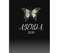 Agenda con planificador mensual, semanal y diario de enero a diciembre 2026, vintage con calendarios, metas, notas, frases motivadoras en blanco y ... esencial para lograr tus metas y motivarte.