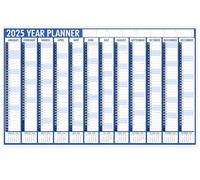 Agenda da parete 2025, formato A1, grande, organizer personale, vacanze e date importanti, planner da parete piegato in formato A4, per casa, lavoro, ufficio, scuola, piegato in formato A4