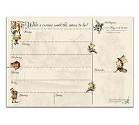 Agenda da scrivania Alice 'Curious' A4 (50 feuilles)