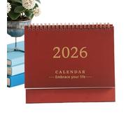 Agenda da tavolo | 2026 12 mesi di carta, decorazione per la casa per la pianificazione quotidiana, controllo della data, vacanze, compleanni, per insegnanti, manager, studenti