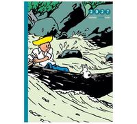 Agenda da ufficio 2027 Tintin al filo dell'acqua, 15 x 21 cm (24500)