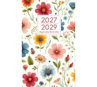 Agenda de bolsillo 2027-2029: Planificador compacto de 3 años con inicio de semana el lunes, contactos, fechas importantes, cumpleaños y notas