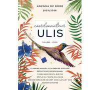 Agenda de bord 2025/2026 - coordonnateur ULIS: Carnet de bord coordonnateur collège - lycée