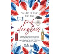 Agenda de bord 2025-2026 Prof d'anglais : Cahier relevé de notes 16 doubles pages pour 38 élèves | Carnet de bord professeur anglais 2025 2026, ... & Planificateur de cours | Semainier, A4.
