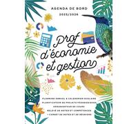 Agenda de bord 2025/2026 professeur d’économie et gestion: Carnet de bord A4 pour les enseignants