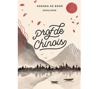 Agenda de bord 2025/2026 professeur de chinois: Carnet de bord A4 pour les enseignants