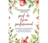 Agenda de Bord 2025/2026 Professeur Lycée Professionnel: Carnet de Bord Enseignant 2025/2026 Lycée Professionnel | Cahier Relevé de Notes 18 Doubles ... Planificateur des Cours, Fiches de Stages, A4