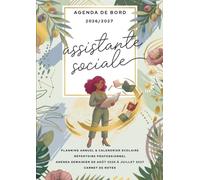 Agenda de bord 2026/2027 - assistante sociale: Carnet de bord et carnet de notes A4