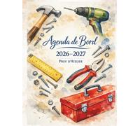 Agenda de bord 2026/2027 prof d’atelier : Cahier Relevé de Notes Enseignant 18 Doubles Pages pour 18 Classes, Fiches de Stage | Calendrier & Vacances Scolaires