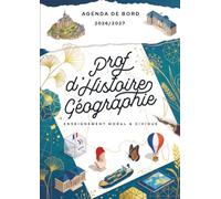 Agenda de bord 2026/2027 professeur d’Histoire Géographie EMC: Carnet de bord A4 pour les enseignants