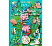 Agenda de Bord 2026-2027 Professeur de Sciences de la Vie et de la Terre: Planificateur de Cours Semainier et Mensuel (Collège, Lycée).