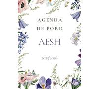 Agenda de Bord AESH 2025 2026: Cadeau Personnalisé AESH | Organiseur Semainier 2025-2026 | 45 Fiches de Suivi pour Élèves en Situation de Handicap | Format A4