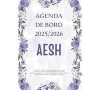 Agenda de Bord AESH 2025 2026: Cadeau pour une AESH | Organiseur Hebdomadaire 2025-2026 | 45 Fiches de Suivi pour Élèves en Situation de Handicap | A4