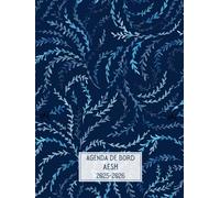 Agenda de bord AESH: Carnet de bord AESH, A4, fiches élèves, accompagnement personnalisé, suivi des objectifs et comptes rendus ESS, relié