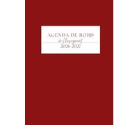 Agenda de bord de l’enseignant 2026-2027: Organisation, planification des cours et suivi pédagogique - Édition rouge