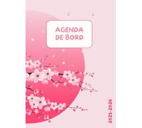 Agenda de bord enseignant 2025-2026 A4 couverture souple intérieur couleur: Le couleur pour 5 classes