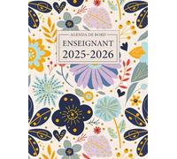 Agenda de bord Enseignant 2025/2026: Carnet de Bord pour les Professeurs - A4