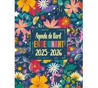 Agenda de Bord Enseignant 2025-2026: Carnet de Bord pour Professeur | Cahier de Planification de Cours Pour Les Professeurs (De Septembre 2025 à Août 2026).