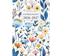 Agenda de bord Enseignant 2026/2027 A5: Carnet de Bord pour les Professeurs