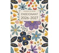 Agenda de bord Enseignant 2026-2027: Cahier journal A4 pour enseignants, carnet de bord professeur pour gérer et organiser l’année scolaire.