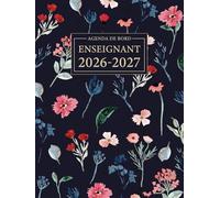 Agenda de bord Enseignant 2026/2027: Carnet de Bord A4 pour les Professeurs - Édition Reliée