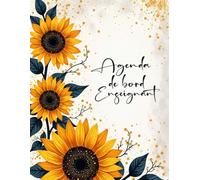 Agenda de bord enseignant 2026-2027: Planificateur enseignant A4. Cahier de bord professeur de août 2026 à Juillet 2027. Un carnet professionnel 1 semaine sur 2 pages. Design Fleuri.