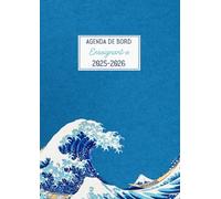 Agenda de bord enseignant: Carnet de bord A4 pour les professeurs, semainier et mensuel