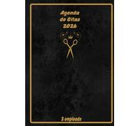 Agenda de Citas 2026: Planificador diario 1 página por día para peluqueros, barberías y esteticistas. Horario de 8:00 a 21:00, con intervalos de 15, 30 y 45 minutos. 3 empleados. Formato A4.