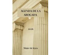 Agenda de la abogada 2026: Mujer de leyes
